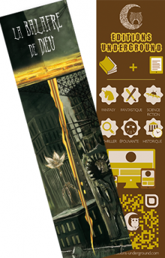 Marque-page Science-fiction "La Balafre de Dieu"